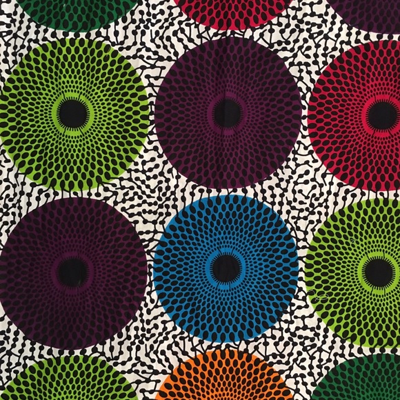 African Print Ankara Multicolor Handmade Headwrap - Picture 3 of 3